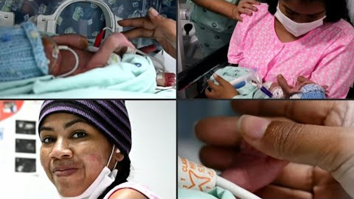 Colombiana contagiada con covid-19 da a luz en medio de un coma inducido | AFP