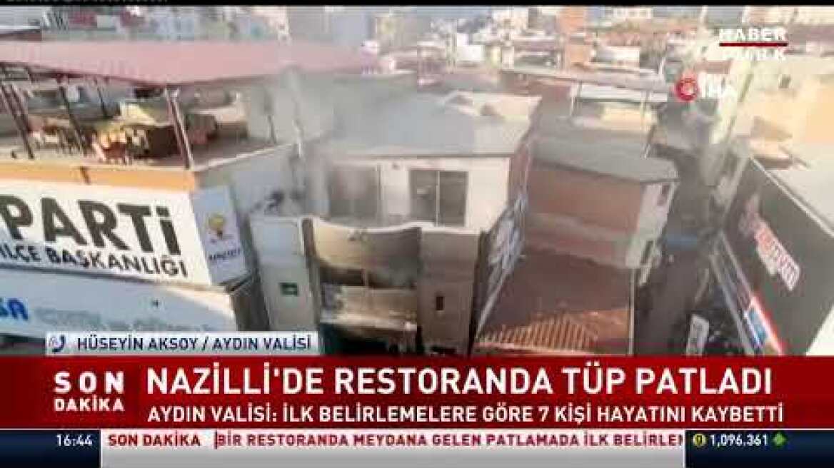 AYDIN NAZİLLİ'DE RESTORANDA TÜP PATLAMASI: 7 KİŞİ HAYATINI KAYBETTİ! İŞTE DETAYLAR