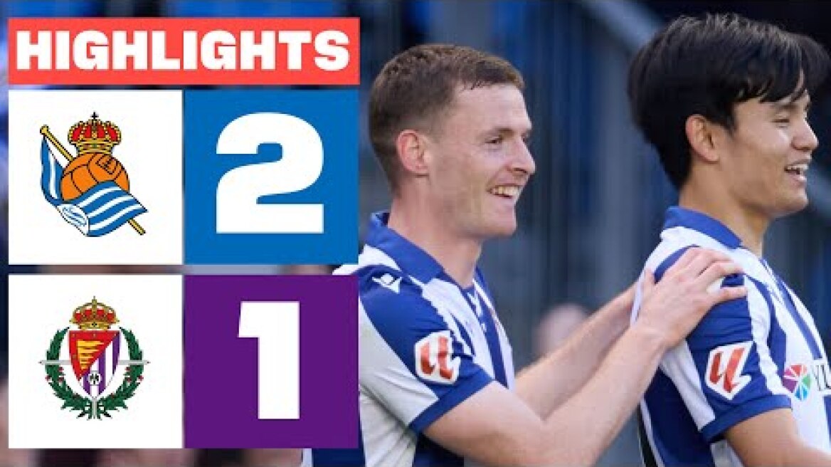 REAL SOCIEDAD 2 - 1 REAL VALLADOLID CF I RESUMEN LALIGA EA SPORTS