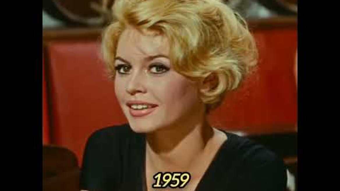Brigitte Bardot evolution (1956 - 2024)