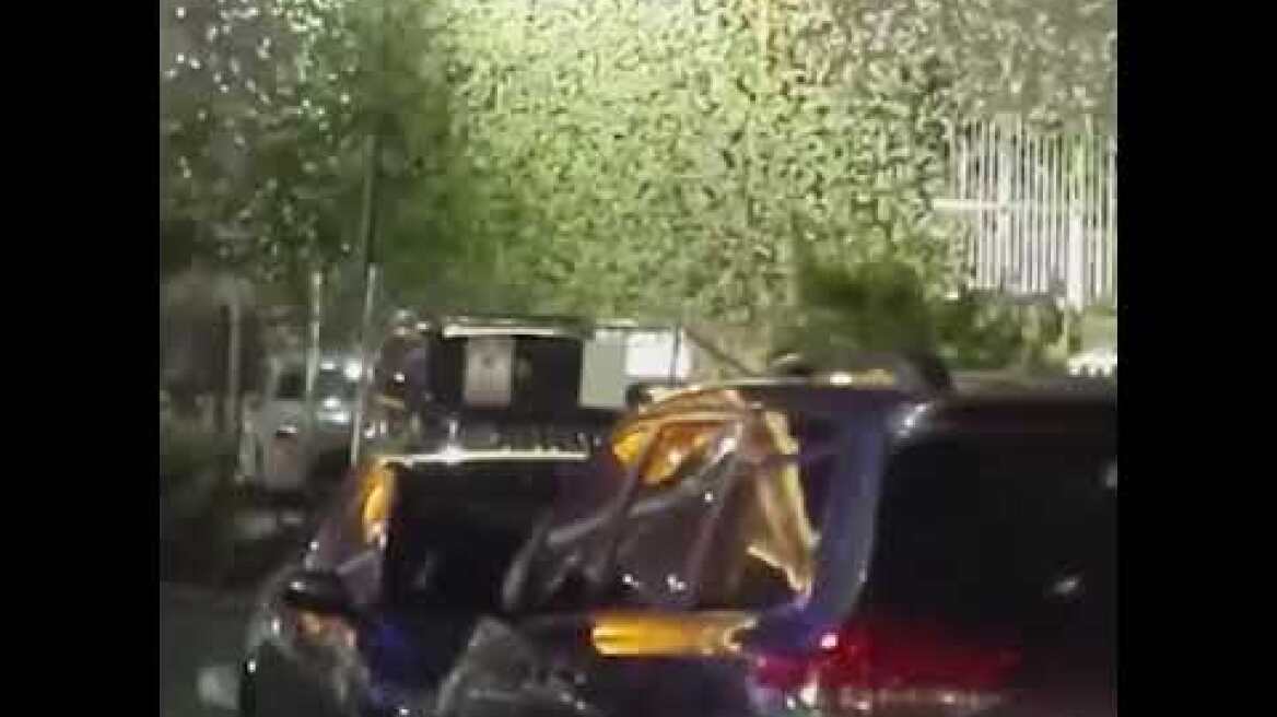 Grasshoppers swarm Vegas parking lot