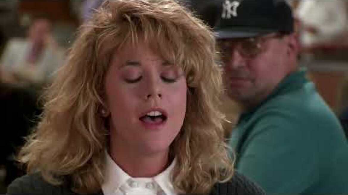 When Harry met Sally (1989) Meg Ryan Public Orgasm Scene.