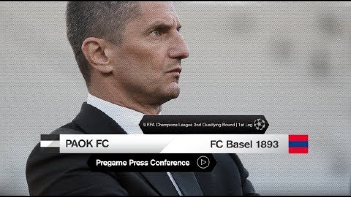 Η συνέντευξη Τύπου των Λουτσέσκου και Βιεϊρίνια - PAOK TV