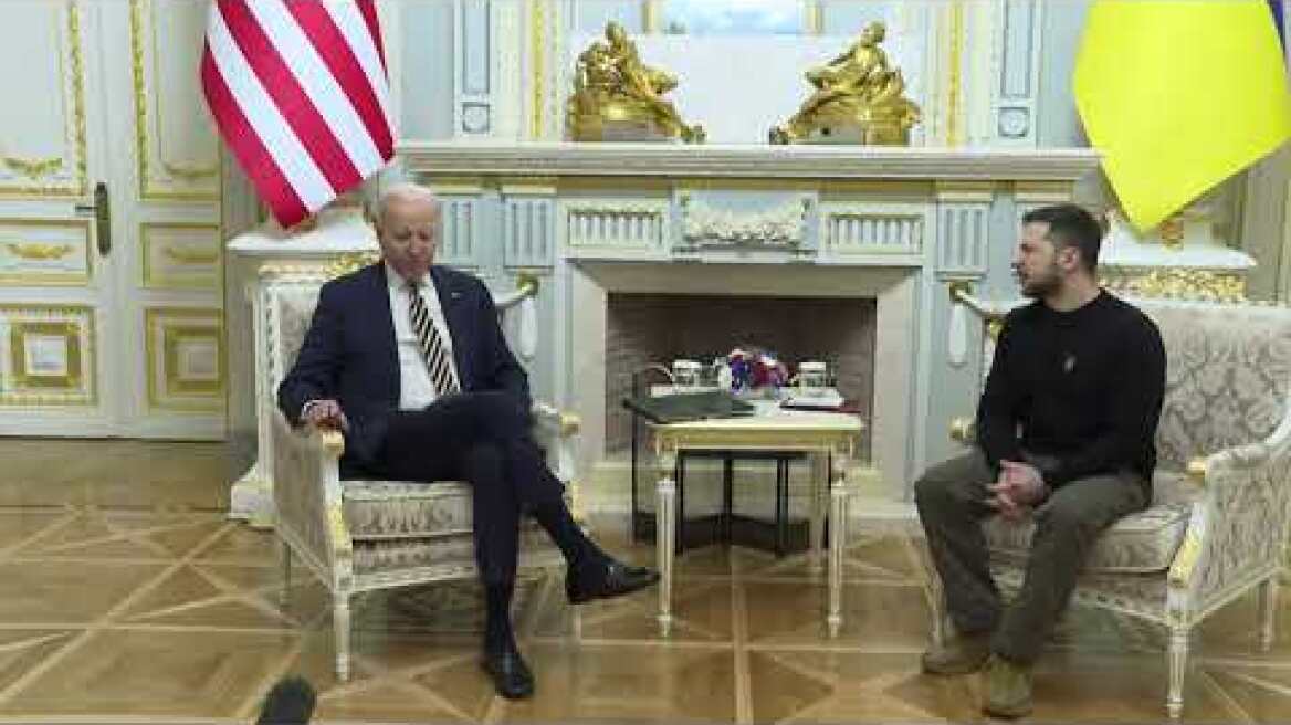 Зеленський зустрівся з Байденом у Києві