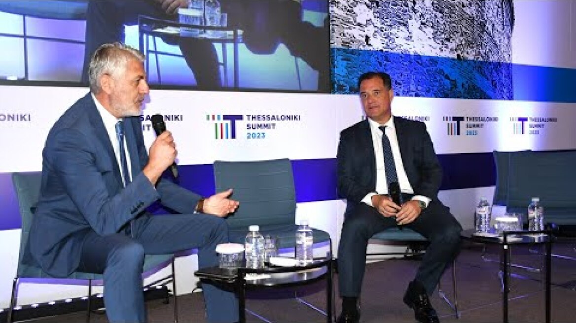 Ο Άδωνις Γεωργιάδης στο Thessaloniki Summit 2023 21.11.2023