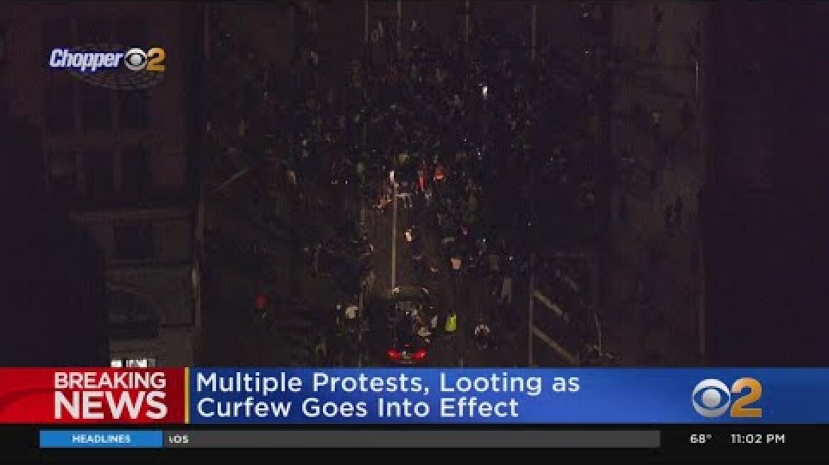 Thousands Ignore New York City's 8 p.m. Curfew