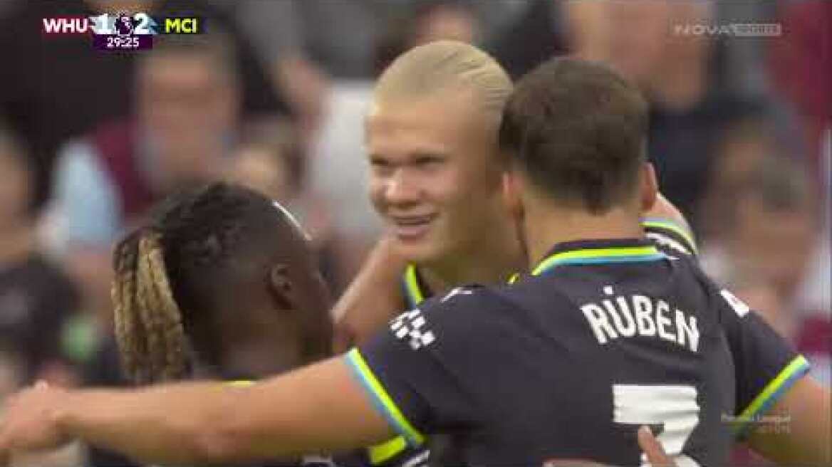 Γουέστ Χαμ – Μάντσεστερ Σίτι: 1-3 (MD3, 31/08/2024)