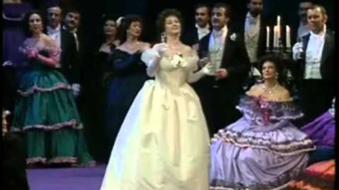 Edita GRUBEROVA & Neil SCHICOFF. Libiamo. La Traviata. G. Verdi.