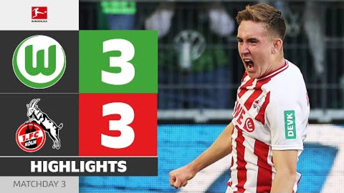 90'+14! Last-Minute Draw! | VFL WOLFSBURG - 1. FC KÖLN | Highlights | Matchday 3 – Bundesliga 25/26