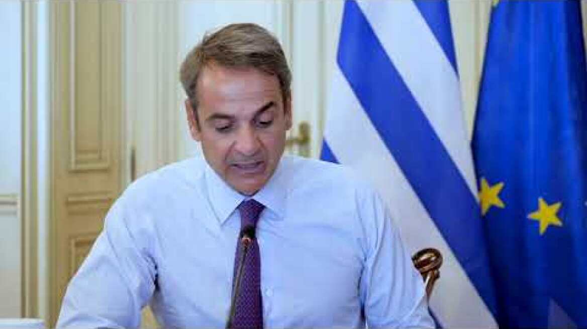 Κυριάκος Μητσοτάκης στο Υπουργικό Συμβούλιο