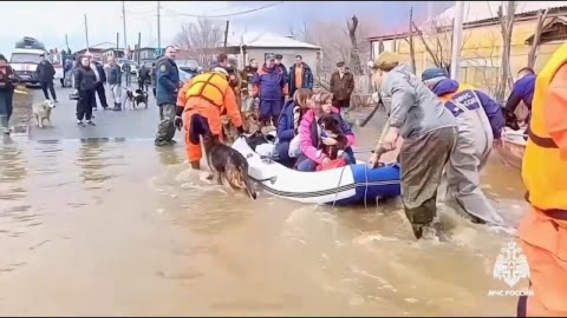 Evacuation continues in Russia’s Orsk after dam break