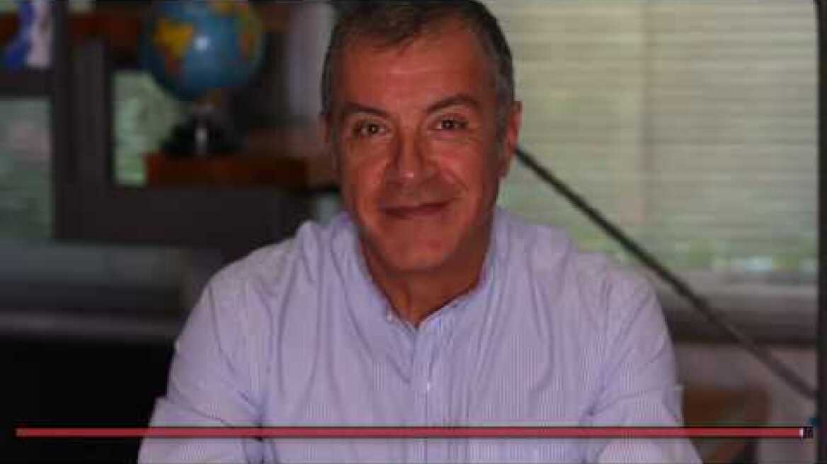 Κεντρική ομιλία του Σταύρου Θεοδωράκη στο Συνέδριο του Ποταμιού