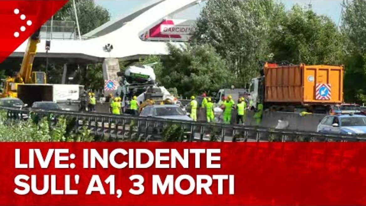 LIVE Incidente sull’A1 tra Valdarno e Arezzo, coinvolti un tir e ambulanza, 3 morti: diretta video