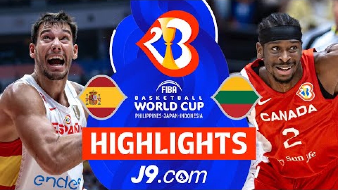 Spain 🇪🇸 vs Canada 🇨🇦 | J9 Highlights | FIBA Basketball World Cup 2023