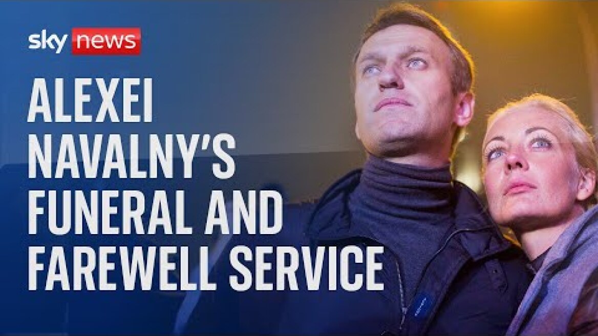 Watch live: Russian opposition leader Alexei Navalny's funeral and farewell service