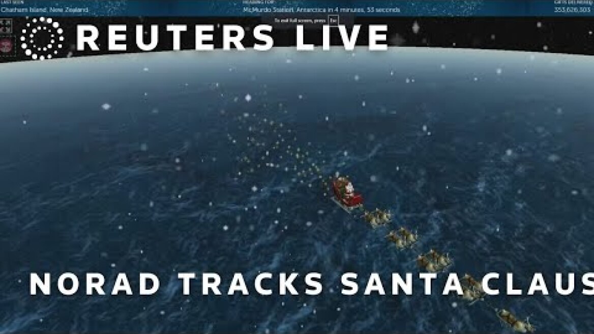 LIVE: NORAD tracks Santa Claus