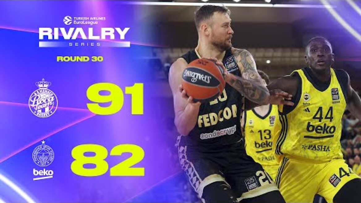 MIKE James Three-Point FURY | AS Monaco - Fenerbahce | BASKETBALL HIGHLIGHTS R30 2025