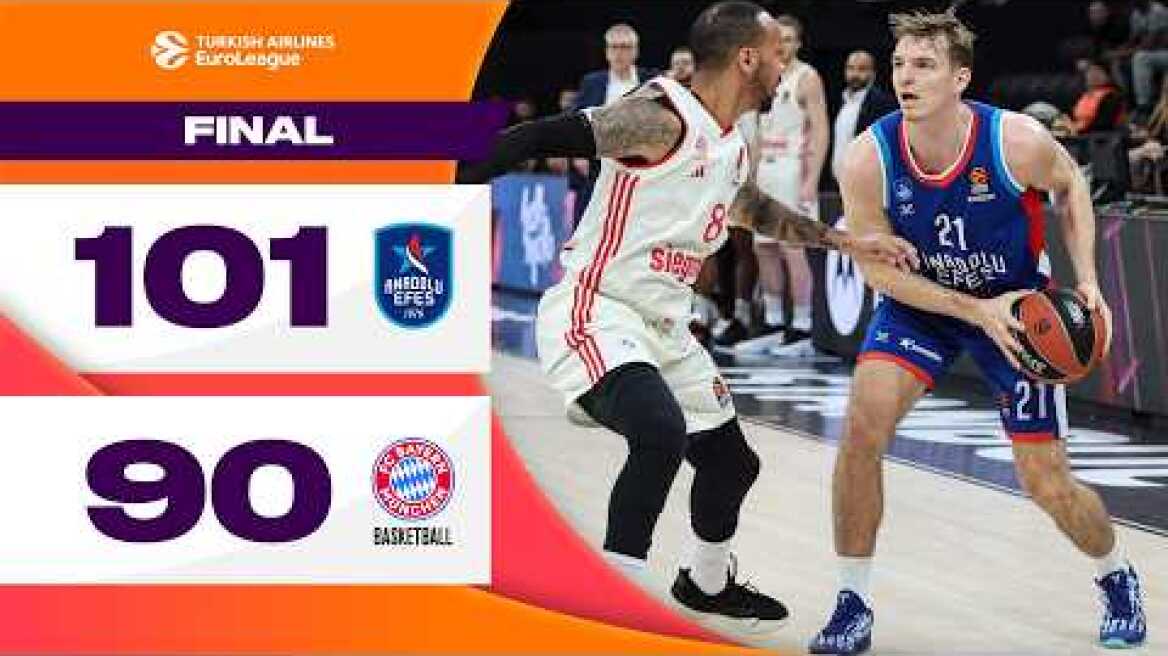 SHARPSHOOTING Triumph | Efes – Bayern | BASKETBALL HIGHLIGHTS R13 2024-25