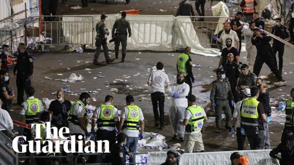 Chaotic scenes as crush kills dozens at religious festival in Israel