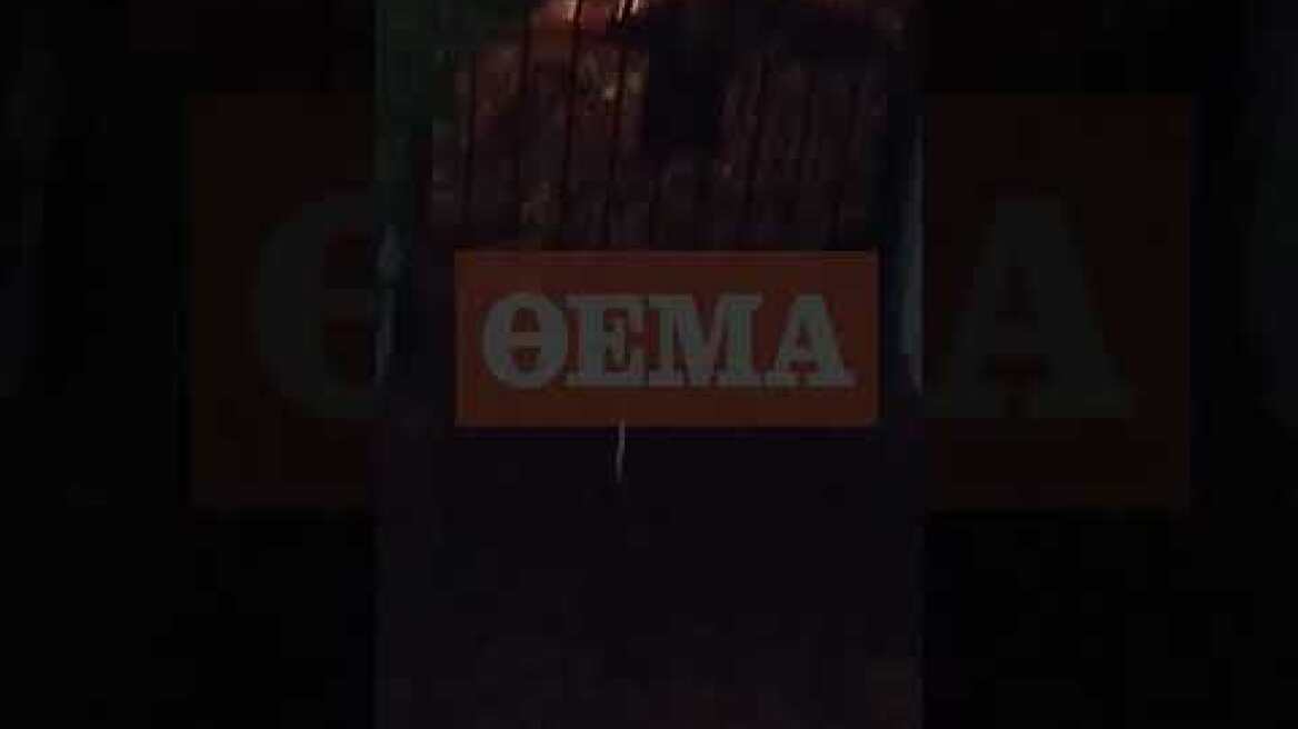 To σημείο που εγκλωβίστηκε ο 55χρονος στη Νέα Μάκρη