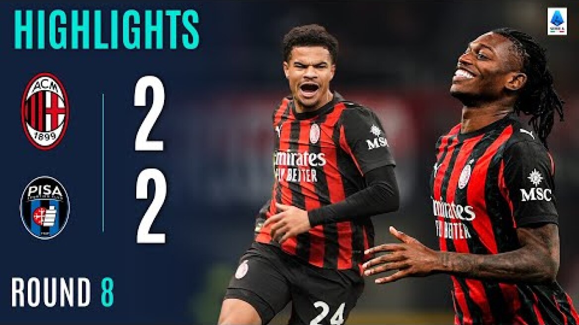 MILAN-PISA 2-2 | HIGHLIGHTS | Youngster Rescues Milan At The Death | Serie A 2025/26