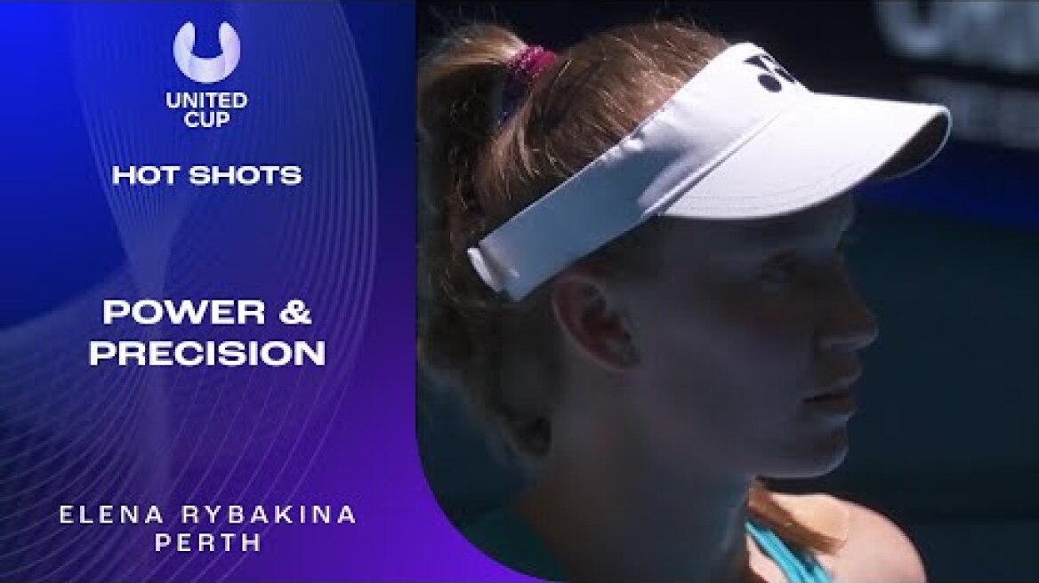 Rybakina Dominates, Pushing Sakkari to All Corners | United Cup 2025 Group F