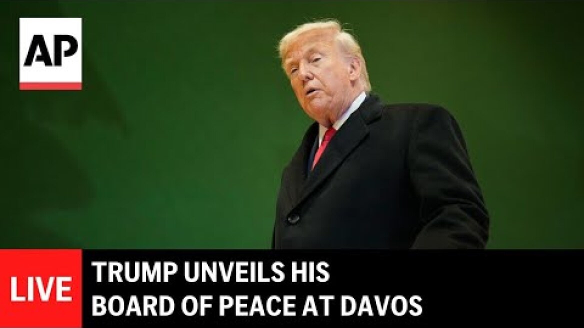 LIVE: Trump unveils his Board of Peace at Davos