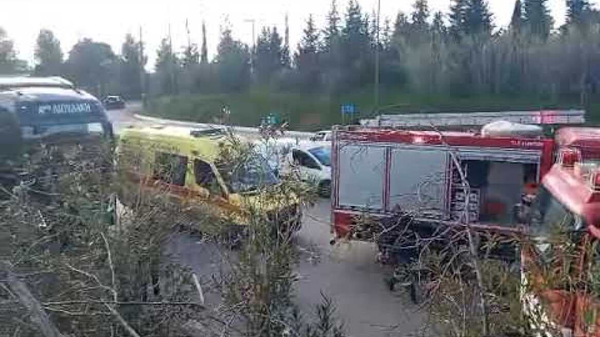 Χανιά: Όχημα έπεσε από τη γέφυρα των Μουρνιών