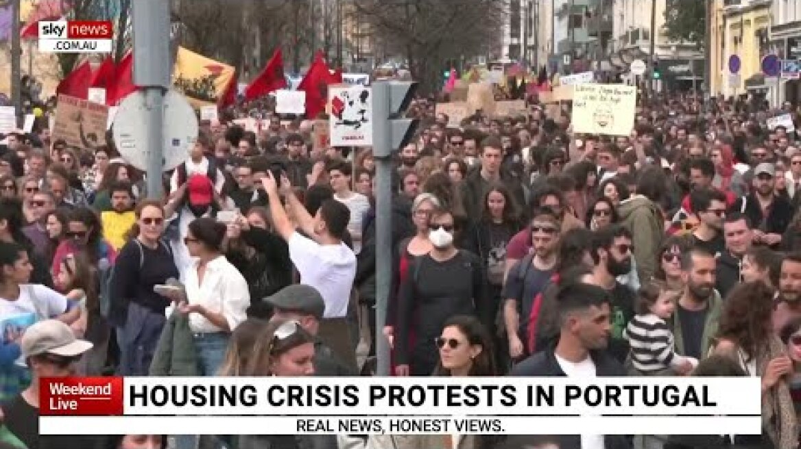 Protests in Portugal over housing crisis