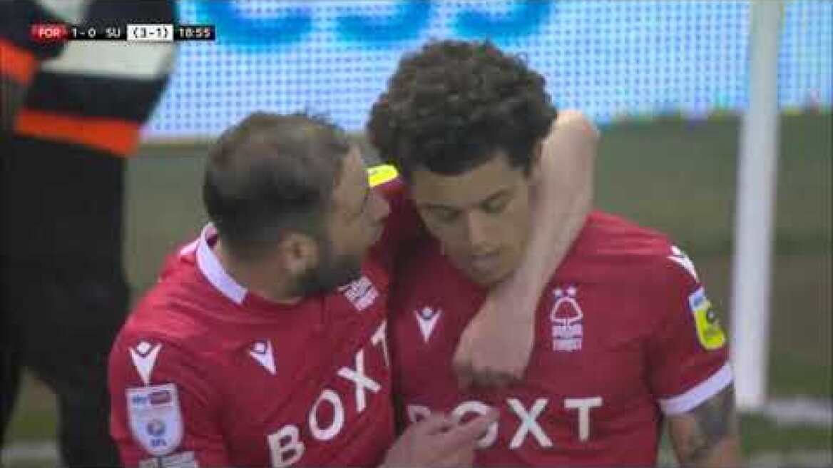 Nottingham Forest vs Sheffield United 1-0 Brennan Johnson GOAL