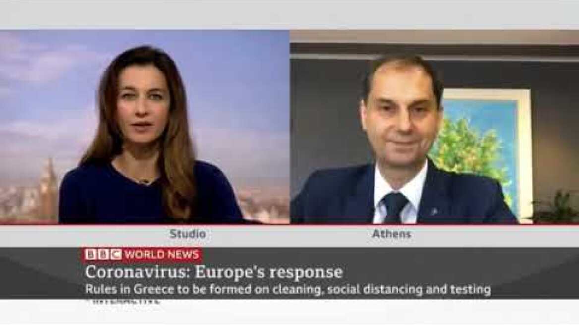 Greek Tourism Minister on BBC World News | 13/05/20