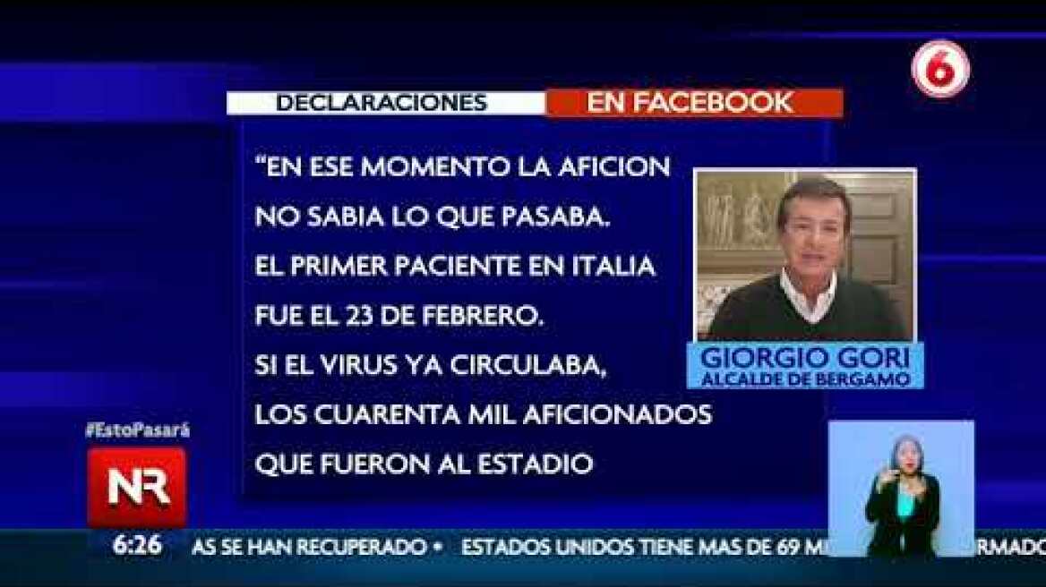 Atalanta-Valencia fue el foco de contagio de covid-19