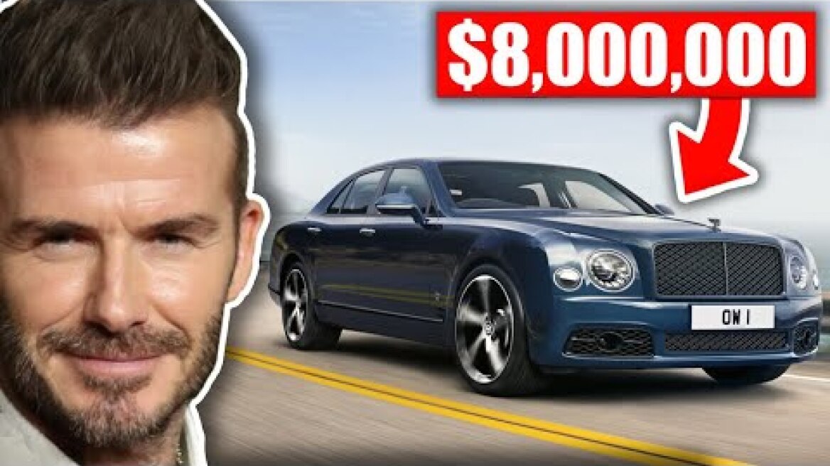 Most Expensive Cars of David Beckham