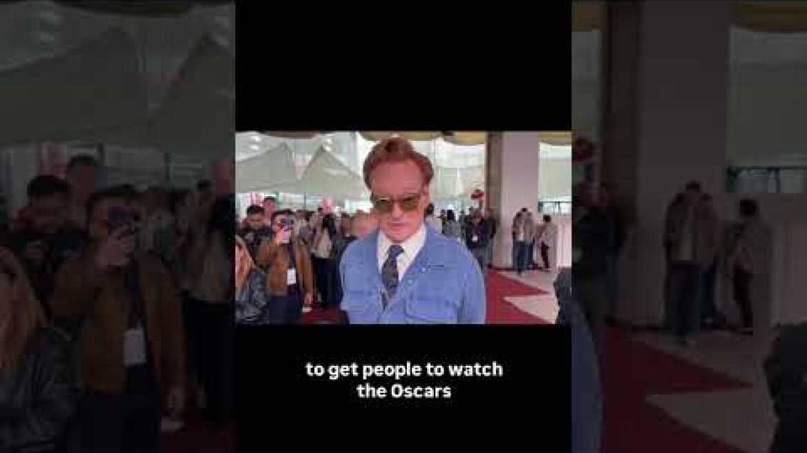 Conan O'Brien talks about the war in Iran and Greece a few days before the Oscars (1)