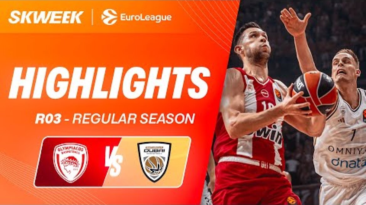 WHEN VEZENKOV PLAYS LIKE THIS, HE’S UNSTOPPABLE ! OLYMPIACOS VS DUBAI -  HIGHLIGHTS - EUROLEAGUE R03