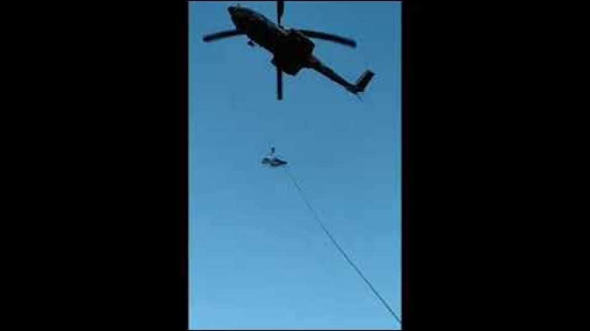 Με ελικόπτερο η διάσωση του 29χρονου τραυματία στο Φαράγγι της Σαμαριάς