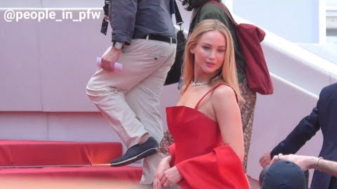 Jennifer Lawrence on the red carpet at Cannes Film Festival - 21.05.2023