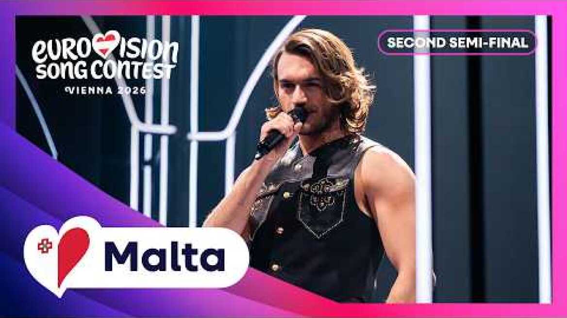 AIDAN - Bella (LIVE) | Malta 🇲🇹 | Second Semi-Final | Eurovision 2026