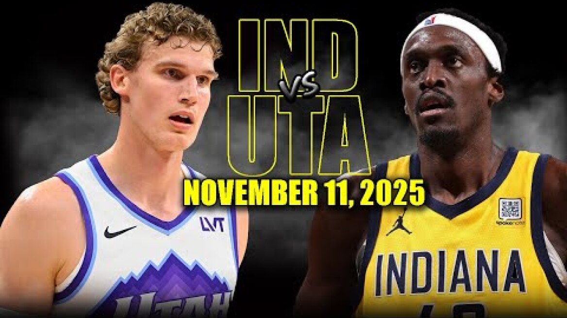 Indiana Pacers vs Utah Jazz Full Game Highlights - November 11, 2025 | NBA Season