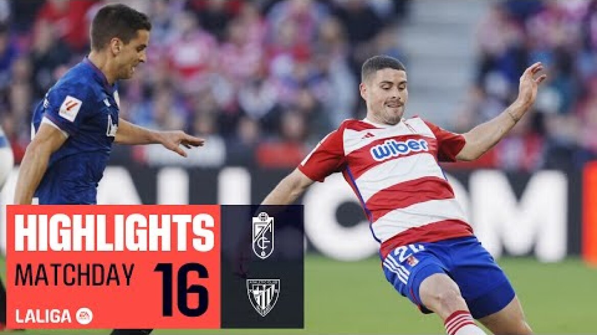 Resumen de Granada CF vs Athletic Club (0-1)