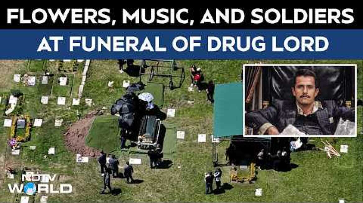 Σε χρυσό φέρετρο θάφτηκε ο Ελ Μέντσο: Με στρατιωτική παρουσία η κηδεία του στο Μεξικό El Mencho Funeral | El Mencho Killed: Funeral Held As Violence Erupts Across Mexico