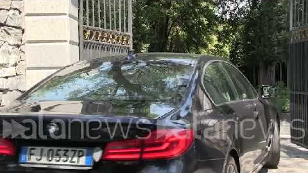 Iniziato vertice centrodestra di governo a Roma a Villa Grande con Berlusconi e Salvini