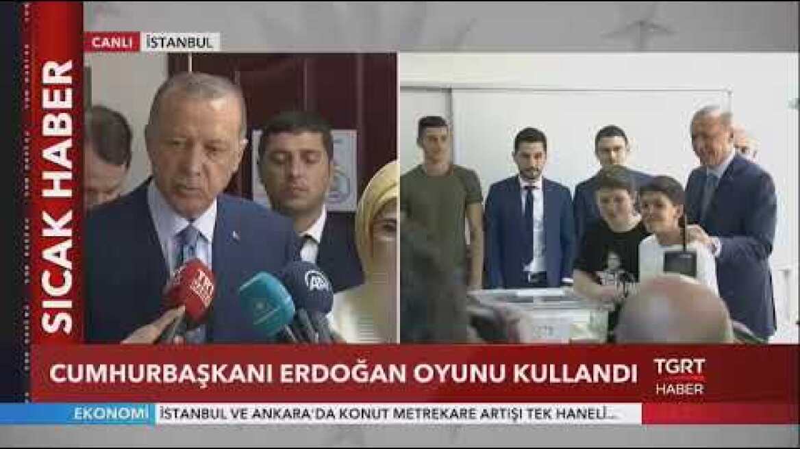 Cumhurbaşkanı Erdoğan Oyunu Kullandı