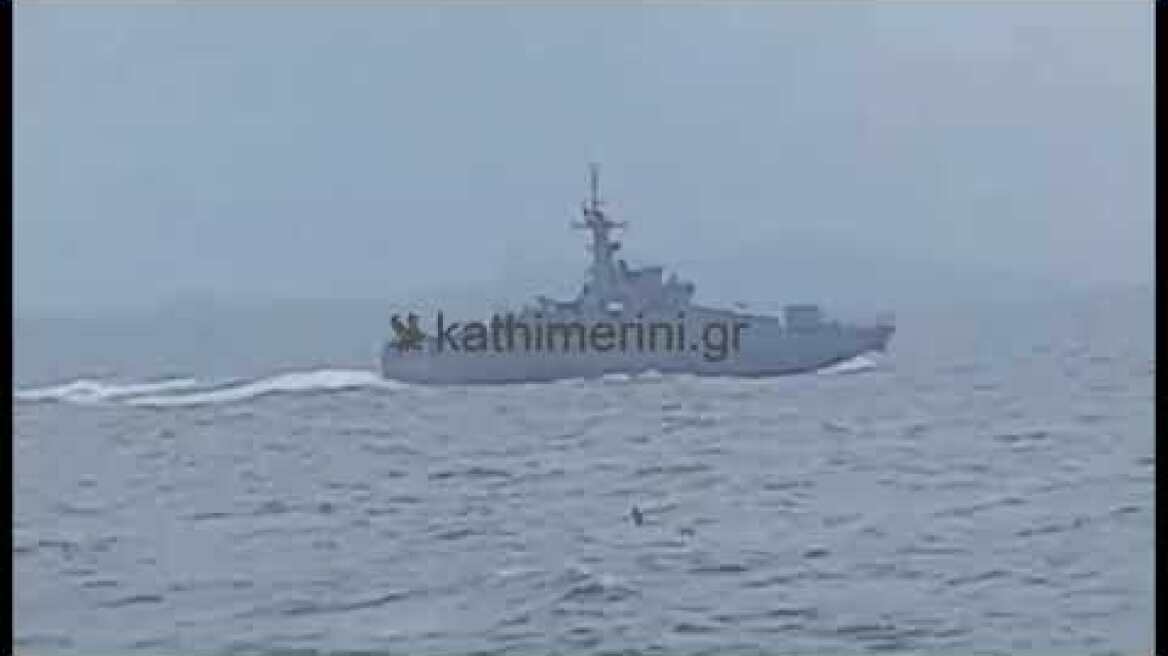 Βίντεο - ντοκουμέντο από τη «μάχη» των αλιευτικών στη Λέρο