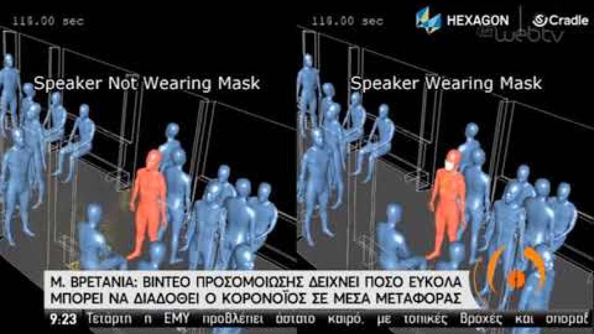 Δείτε στο βίντεο γιατί πρέπει να φοράμε μάσκα στα ΜΜΜ | 27/05/2020 | ΕΡΤ