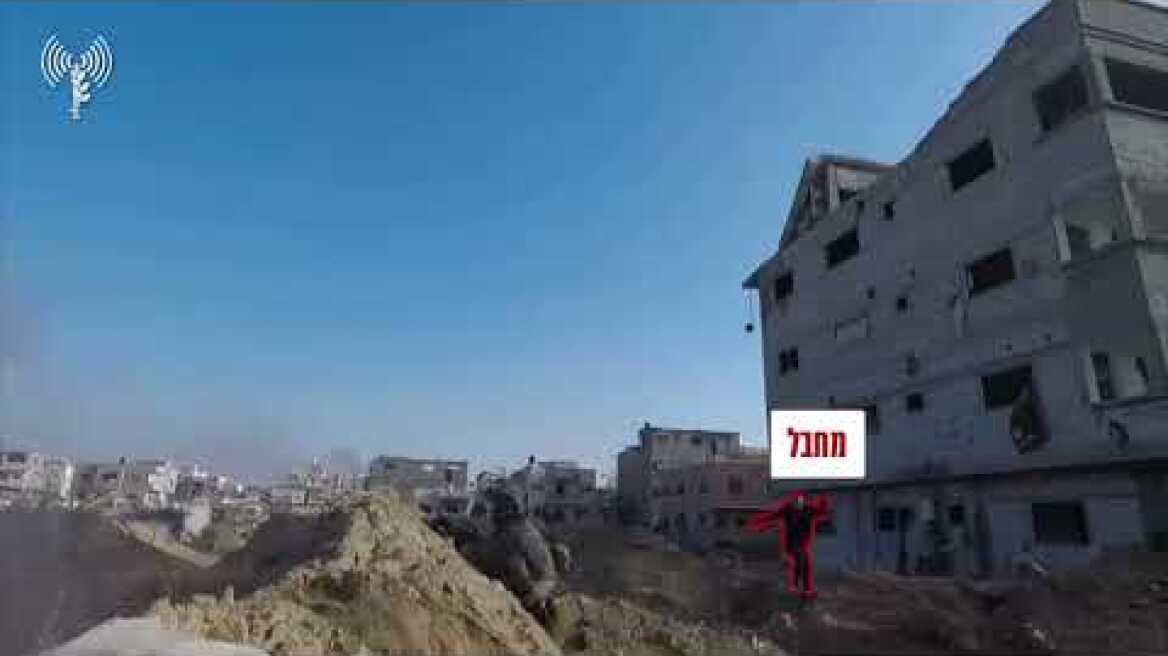 זיהוי וחיסול המחבל על ידי לוחמי צק"ח צנחנים | את"צ