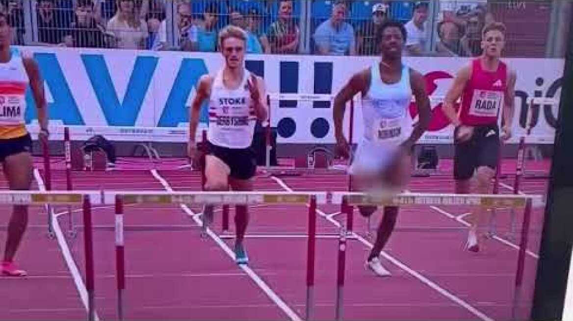 Του έσπασε το σπασουάρ, αλλά τα κατάφερε και τερμάτισε