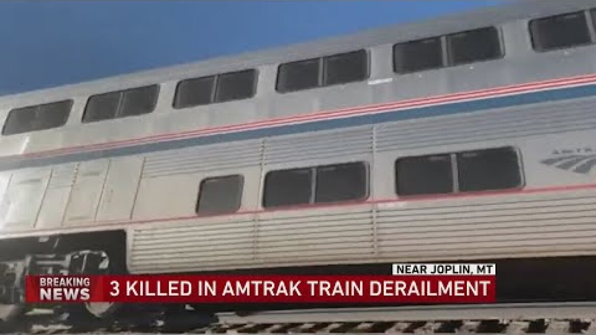 3 dead after Amtrak train headed from Chicago to Seattle derails in Montana