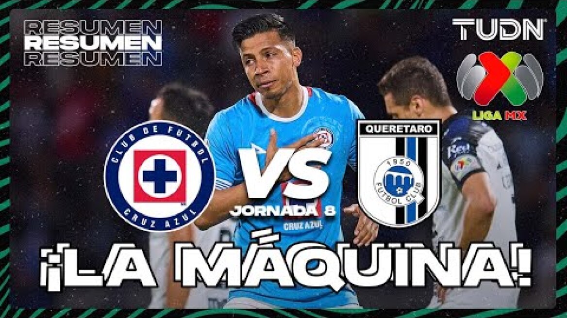 Resumen | Cruz Azul vs Querétaro | Liga Mx - CL2025 J8 | TUDN