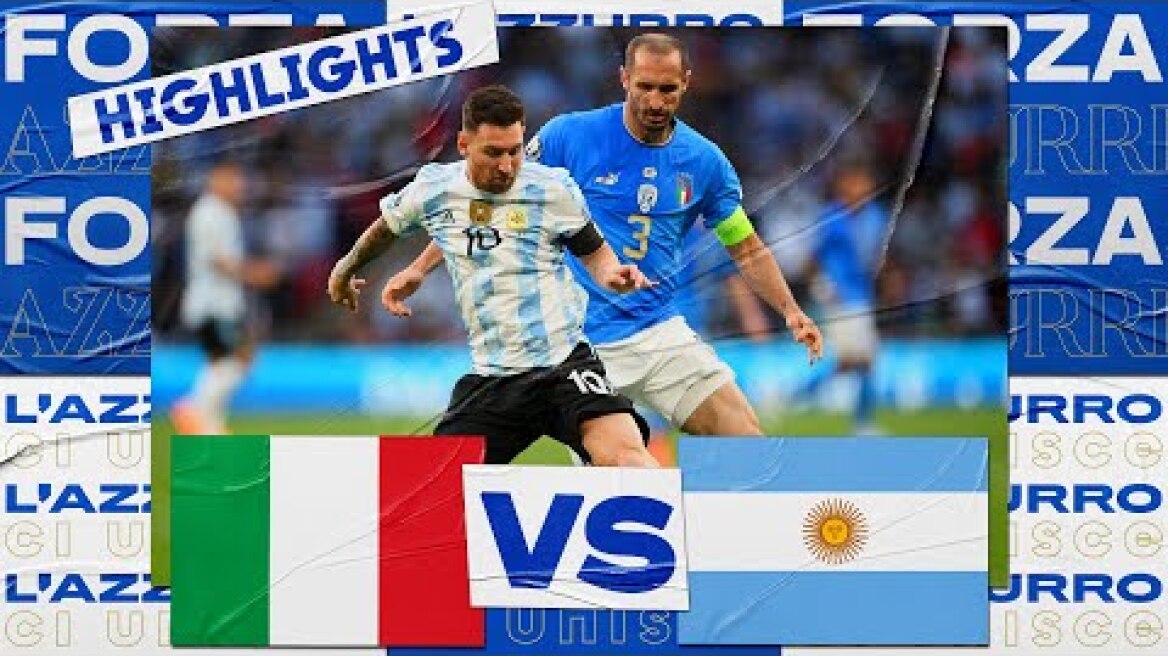 Highlights: Italia-Argentina 0-3 (1 giugno 2022)
